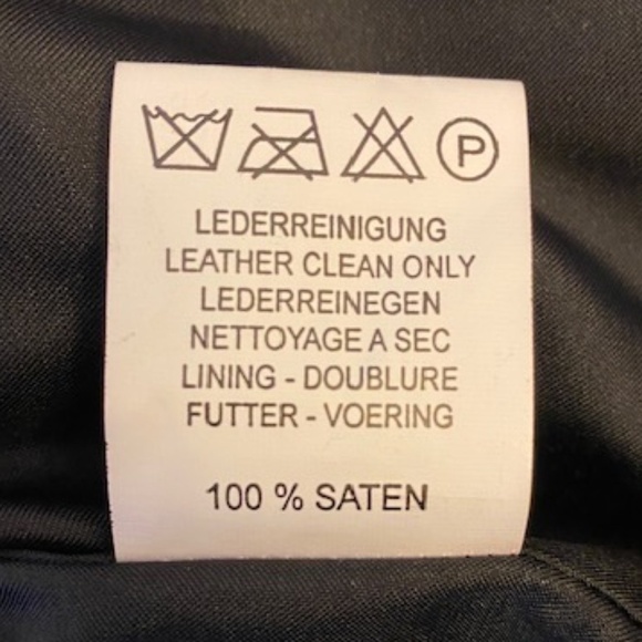 Marciano Pelle Fabulous Genuine Lambskin Leather Moto Jacket Hoodie Sz 42 Small - Picture 10 of 16